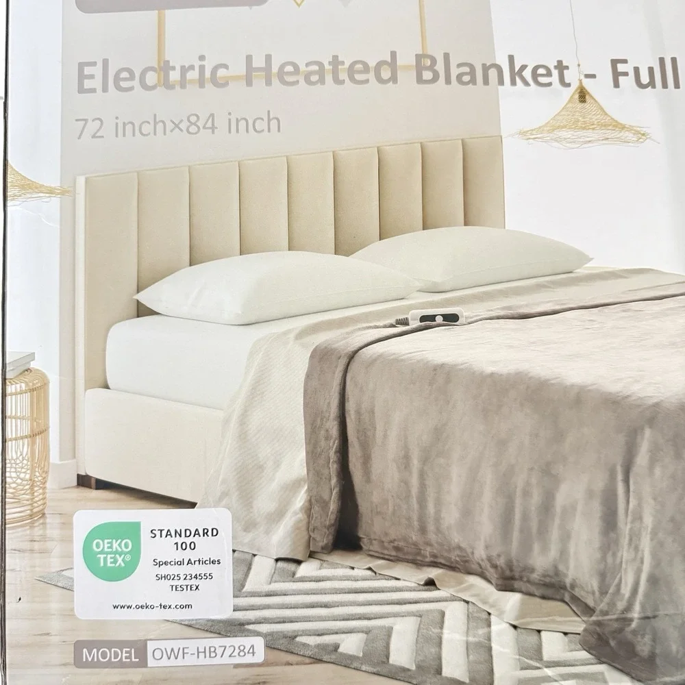 NEW Electric Heated Blanket Full Size 72